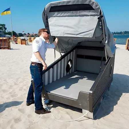 Luxuszelt Schlafstrandkorb Süd Höhe Wellenbad - A72364 Eckernförde